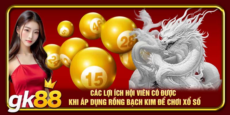 Các lợi ích hội viên có được khi áp dụng rồng bạch kim để chơi xổ số