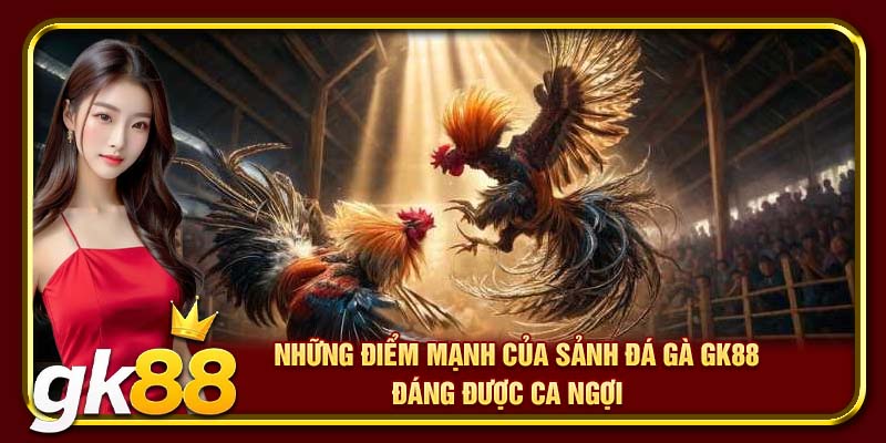 Những điểm mạnh của sảnh đá gà GK88 đáng được ca ngợi