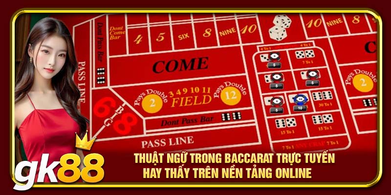 Thuật ngữ trong Baccarat trực tuyến hay thấy trên nền tảng online