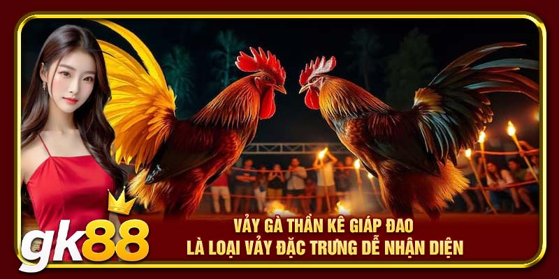 Vảy gà thần kê Giáp Đao là loại vảy đặc trưng dễ nhận diện 
